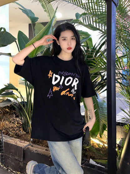 Dior Christian Dior Graphic Black T-Shirt - logo - replica sneakers