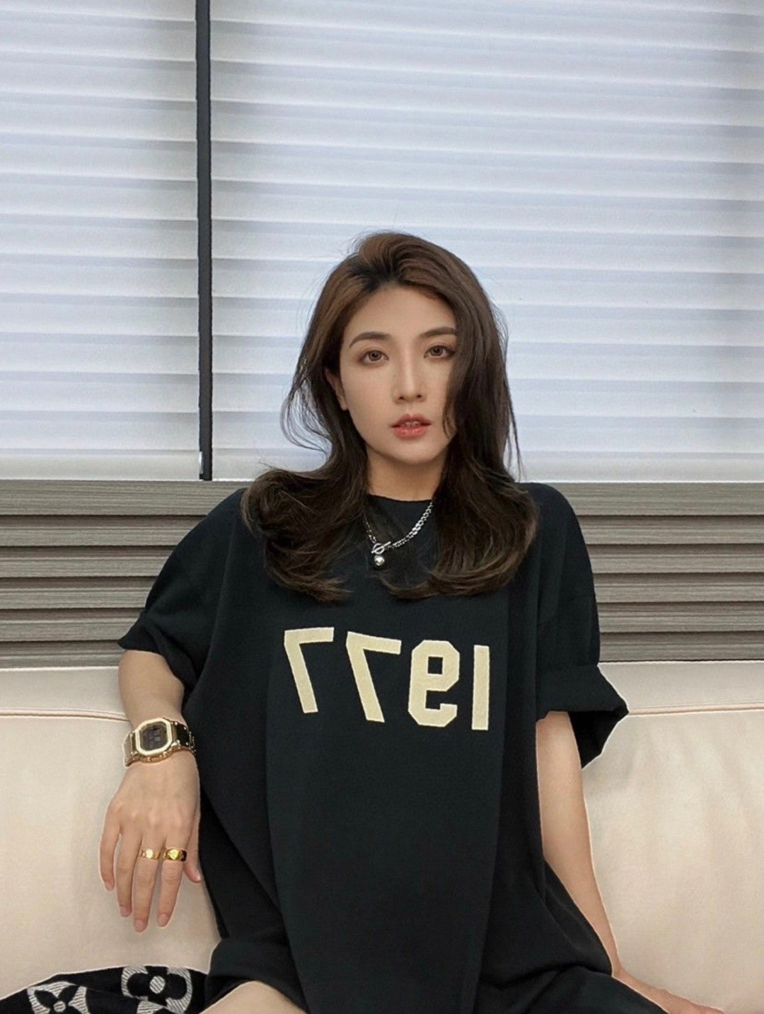 Fear of God T-Shirt - logo - replica sneakers