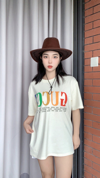 Gucci Cities Block Letter T-Shirt - White - logo - replica sneakers
