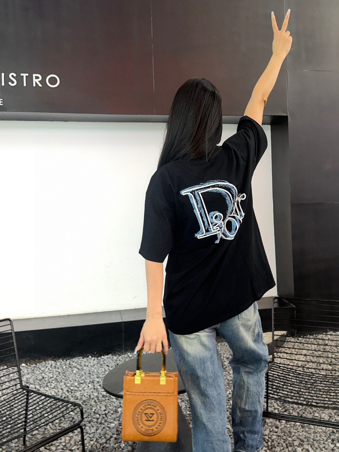 Dior Classic Logo T-Shirt (Black) - logo - replica sneakers