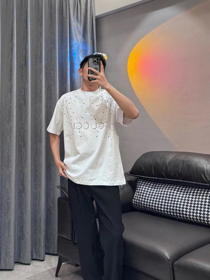 Gucci Embellished White T-Shirt - logo - replica sneakers