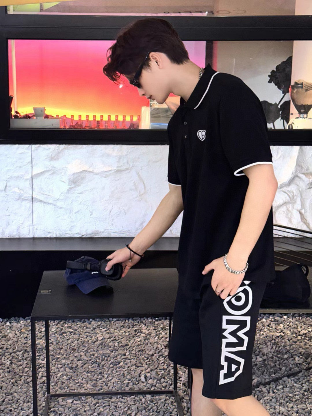 Dior Black Polo Shirt - logo - replica sneakers