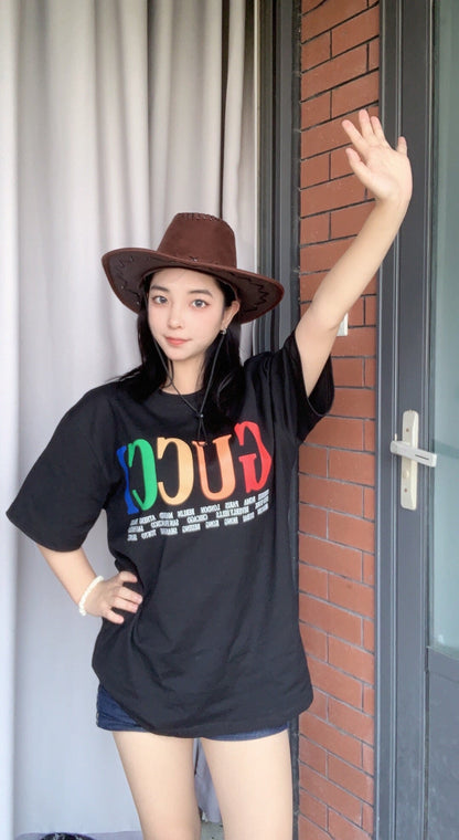 Gucci Cities Block Letter T-Shirt - logo - replica sneakers