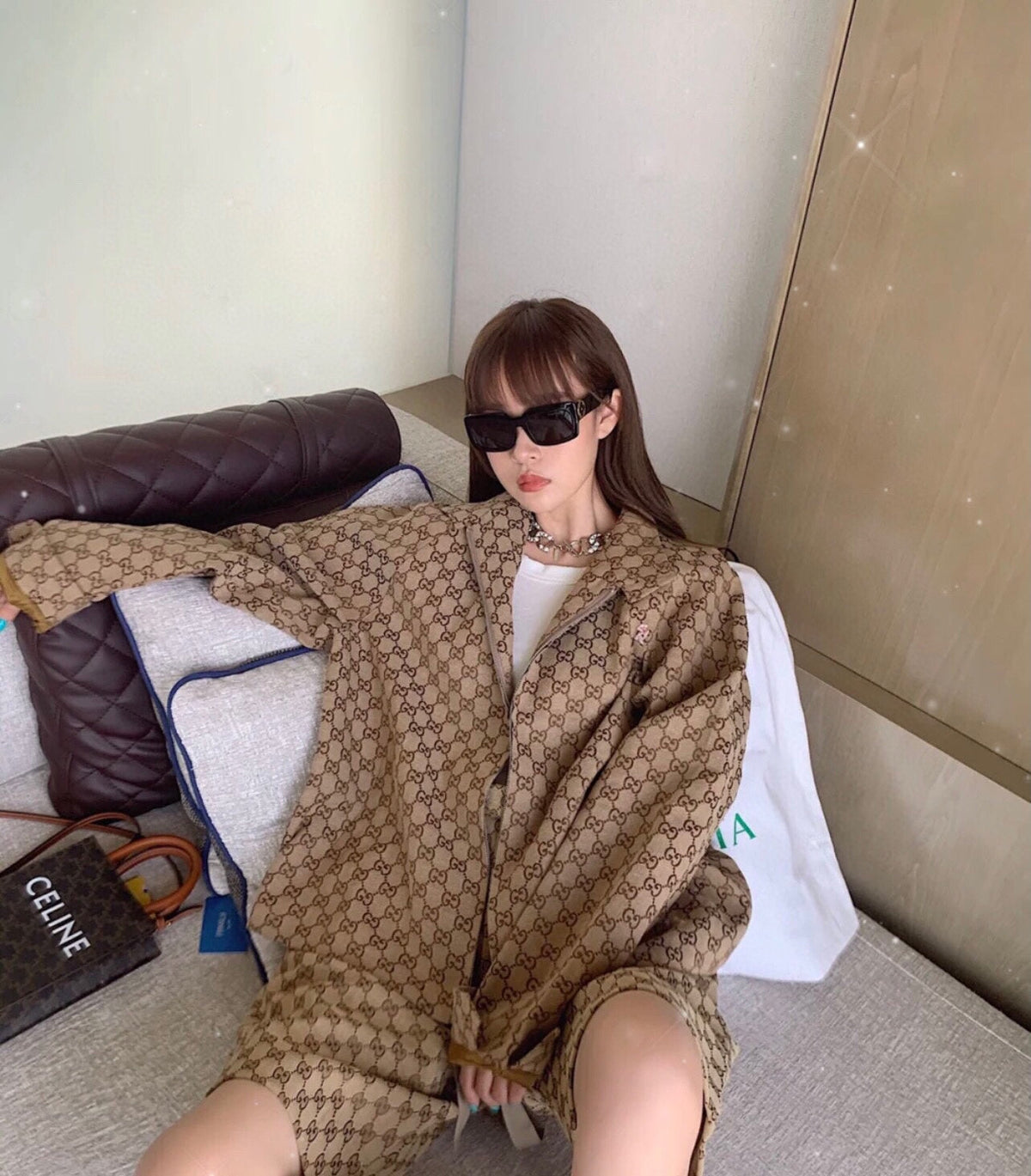 Gucci Monogram Track Jacket - logo - replica sneakers