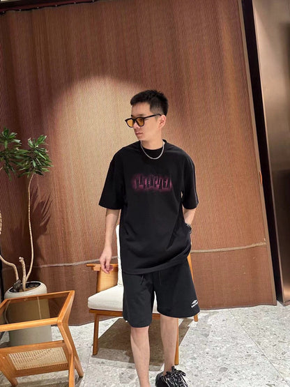 Balenciaga Neon Graphic Logo T-Shirt - logo - replica sneakers