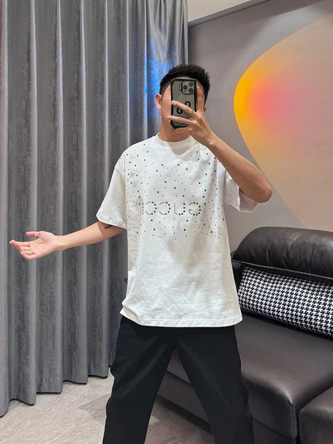 Gucci Embellished White T-Shirt - logo - replica sneakers
