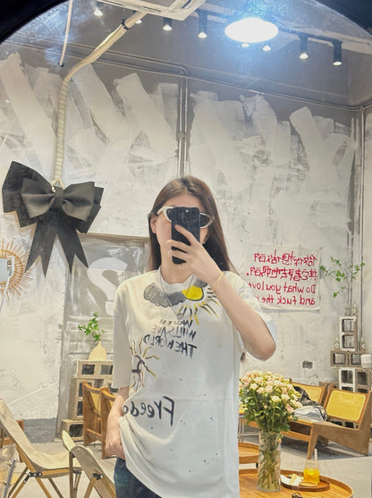 Chanel 'Women Will Save The World' T-Shirt in White - logo - replica sneakers