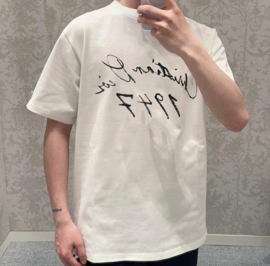 Dior 1947 Signature T-Shirt - logo - replica sneakers