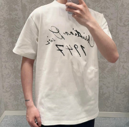 Dior 1947 Signature T-Shirt - logo - replica sneakers