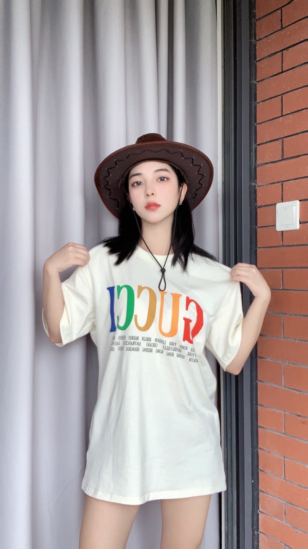 Gucci Cities Block Letter T-Shirt - White - logo - replica sneakers