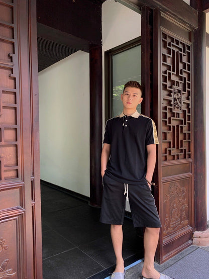 Gucci Polo Shirt with Logo Tape - logo - replica sneakers