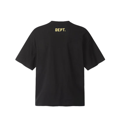 GALLERY Dept 24ss T-Shirt - Black Unisex Streetwear Limited Edition - Introducing the Gallery Dept. DEPT. Logo T-Shirt in Classic Black, a staple piece that perfectly
