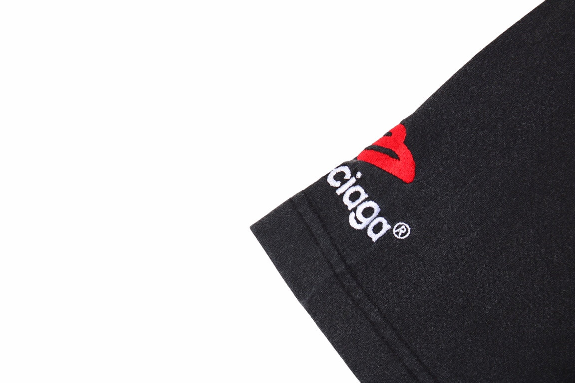 BALENCIAGA LOGO GRAPHIC T-SHIRT BLACK - Prime Reps - detail - replica sneakers