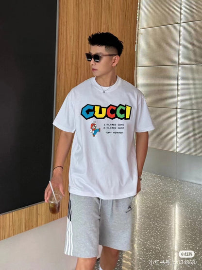 Gucci Retro Game T-Shirt (Cream) - logo - replica sneakers
