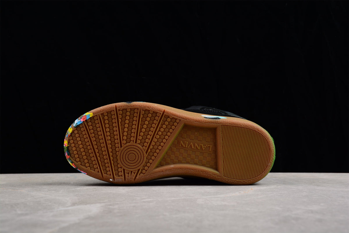 Multicolor Low Top Sneakers - Black Unisex Streetwear Limited Edition - ### Black Multicolor Low Top Sneakers Introducing the Black Multicolor Low Top Sneakers, a bold