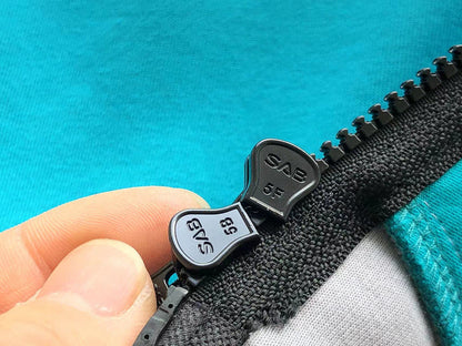 NIKE TECH FLEECE HOODIE x WOLF GREY/AQUAMARINE/ORANGE - logo - replica sneakers