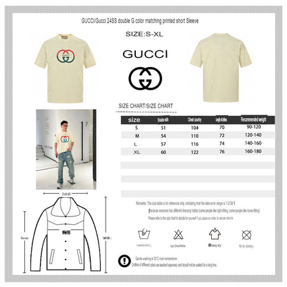 Gucci Interlocking GG Cream T-Shirt - logo - replica sneakers