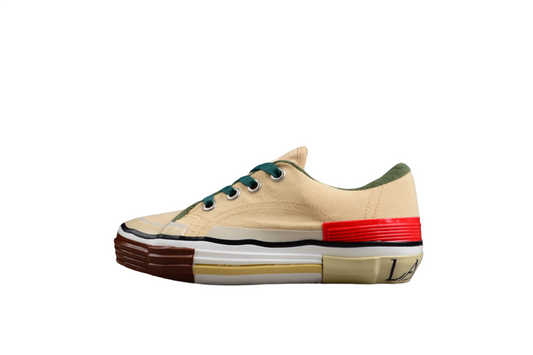 Multi-Color Canvas Low Top Sneakers - White Unisex Streetwear Limited Edition - ### Multi-Color Canvas Low Top Sneakers Elevate your footwear collection with these Multi-Color Canvas Low
