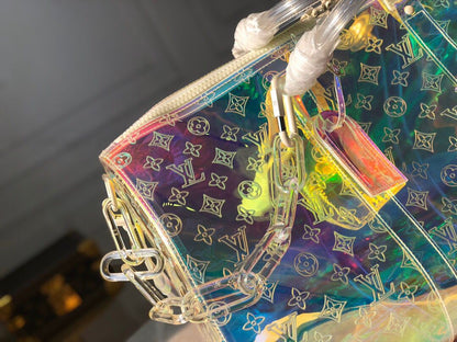 LOUIS VUITTON MONOGRAM 50 PRISM HOLOGRAPHIC TRAVEL BAG - box - replica sneakers