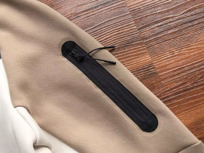 NIKE TECH FLEECE HOODIE x SANDALWOOD/LIGHT BONE WHITE - insole - replica sneakers