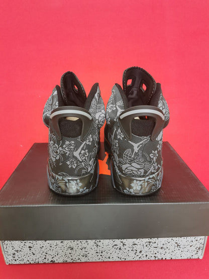 Jordan 6 And Orange - Black Unisex Streetwear Limited Edition - The Air Jordan 6 presented here is a unique and bold iteration of the classic
