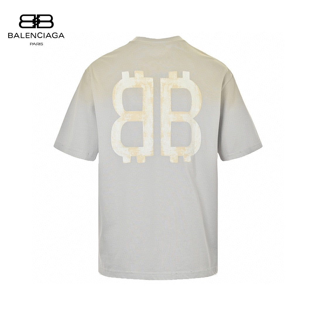 Balenciaga T-Shirt - Double B Graphic - detail - replica sneakers