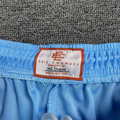 ERIC Emanuel Ee Basic Shorts Carolina - Orange - Blue Unisex Streetwear Limited Edition - The ERIC EMANUEL EE BASIC SHORTS CAROLINA BLUE/ORANGE - REPLICA bring together luxury streetwear aesthetics