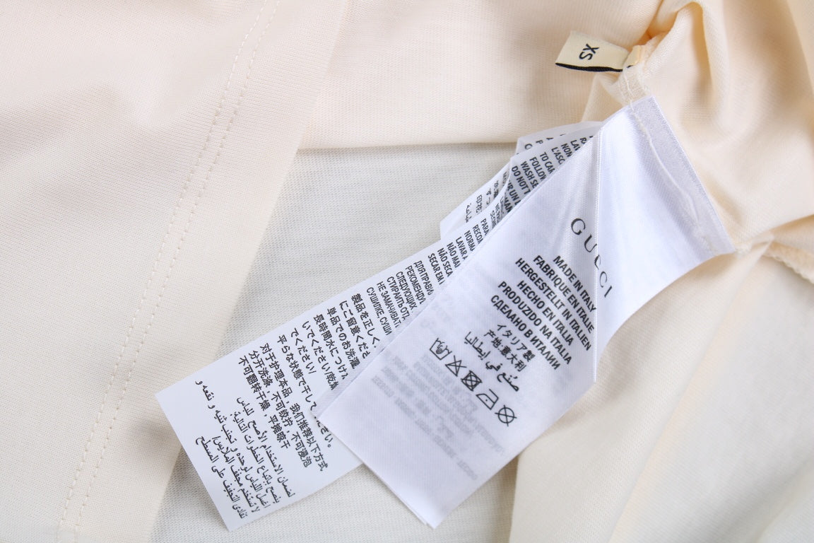 Gucci Lightning Logo T-Shirt (Cream) - insole - replica sneakers