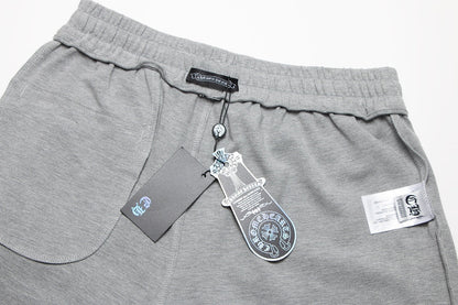 CHROME HEARTS HORSE SHOE LOGO SHORTS GREY - logo - replica sneakers