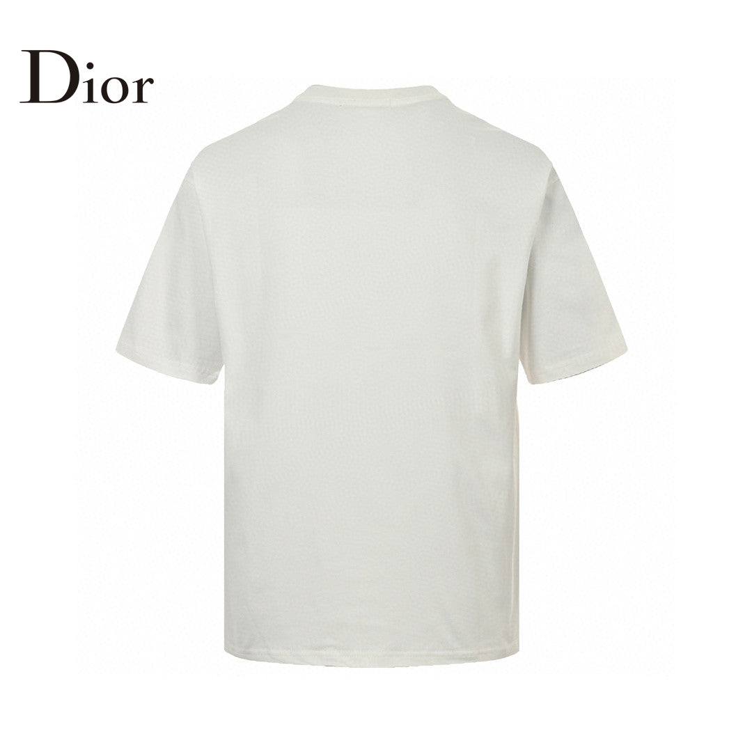 Dior Oversized Logo White T-Shirt - detail - replica sneakers