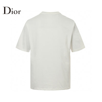 Dior Oversized Logo White T-Shirt - detail - replica sneakers