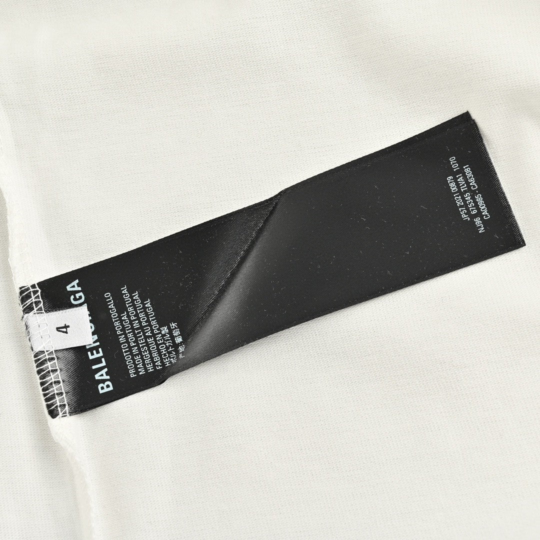 Balenciaga T-Shirt - Overlapping Logo - logo - replica sneakers