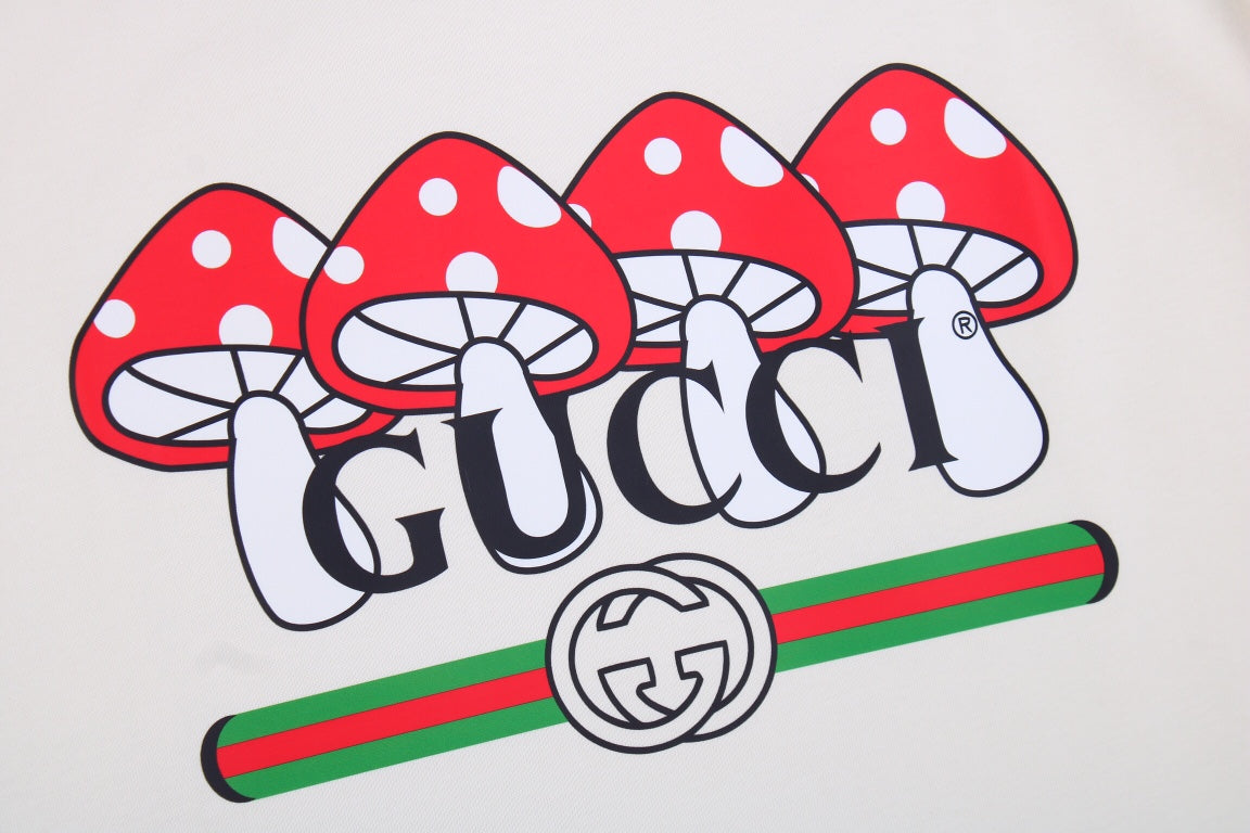 Gucci Mushroom Cluster T-Shirt - logo - replica sneakers