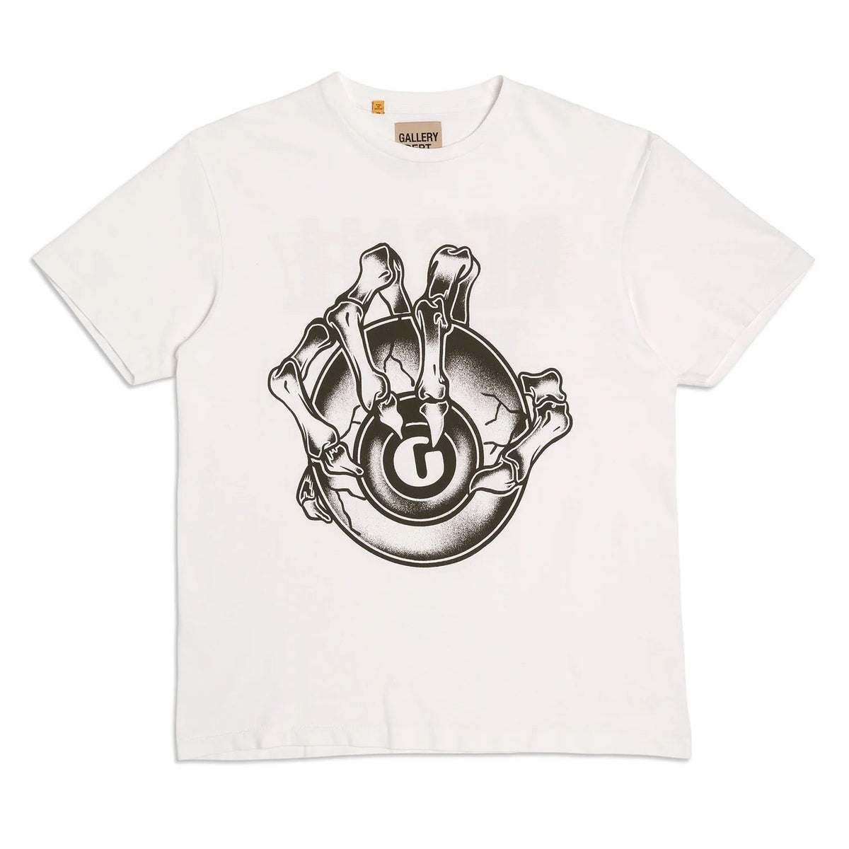 Gallerydept. Big G-ball Tee T-Shirt - Black Unisex Streetwear Limited Edition - **Gallery Dept. Skeleton Hand T-Shirt** Make a bold statement with the Gallery Dept. Skeleton Hand