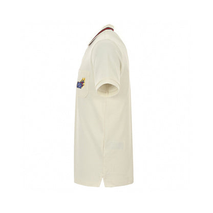 Gucci Flame Logo Polo Shirt - detail - replica sneakers