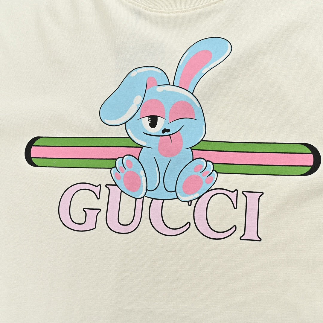 Gucci Bunny Graphic T-Shirt - back view - replica sneakers