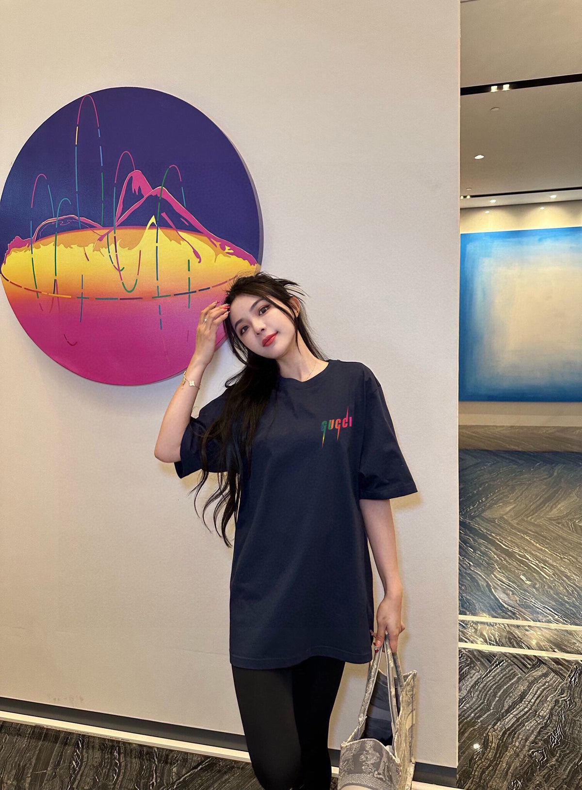 Gucci Lightning Logo T-Shirt - logo - replica sneakers