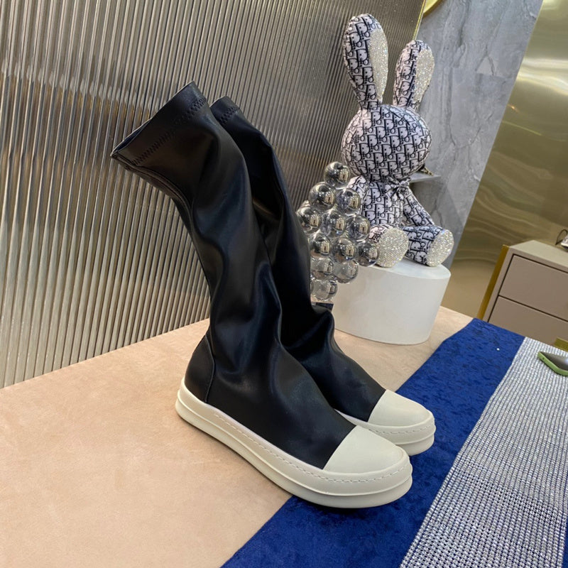 High-Top Sock Sneakers - Black Unisex Streetwear Limited Edition - **High-Top Sock Sneakers** Step into the future of footwear with these high-top sock sneakers. Combining