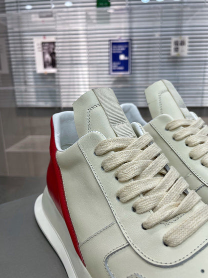 Two-Tone Modern Sneakers - close up - replica sneakers
