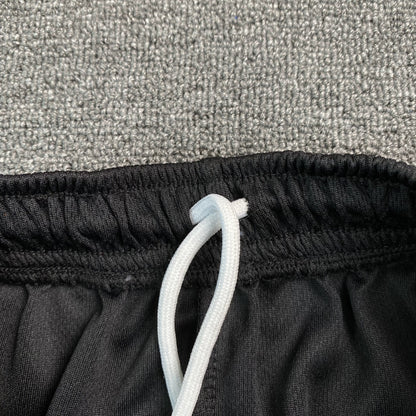ERIC EMANUEL EE BASIC SHORTS BLACK/RED - close up - replica sneakers