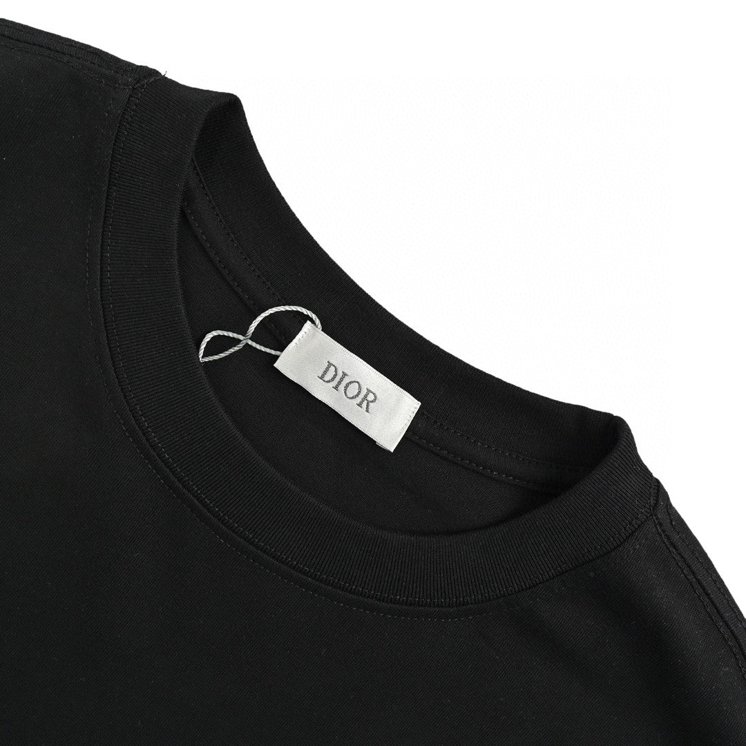 Dior Dripping Logo T-Shirt (Black) - insole - replica sneakers