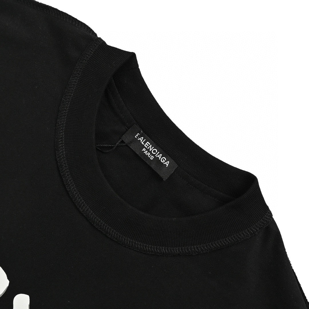 Balenciaga Save the Date White T-Shirt - logo - replica sneakers