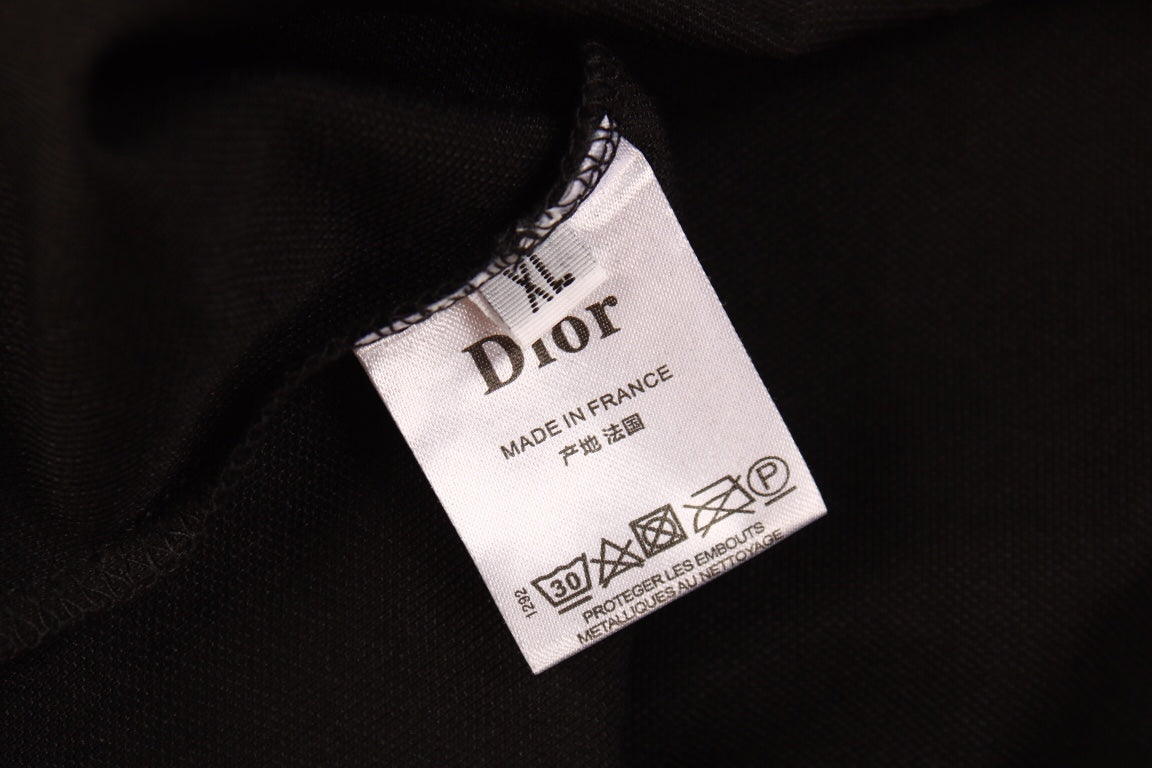 Dior Polo Shirt with Floral Logo Design - logo - replica sneakers