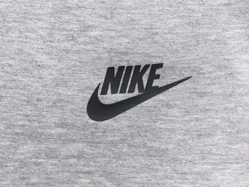 NIKE TECH FLEECE PANTS x GREY VOLT - logo - replica sneakers