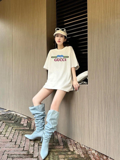 Gucci Eyes Graphic T-Shirt - logo - replica sneakers