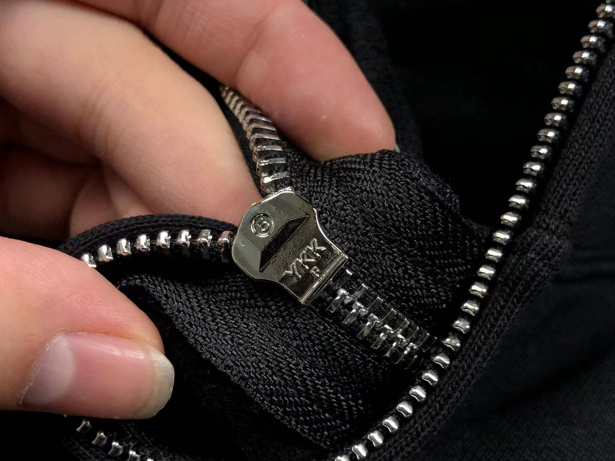 BAPE SHARK FULL ZIP HOODIE BLACK - logo - replica sneakers