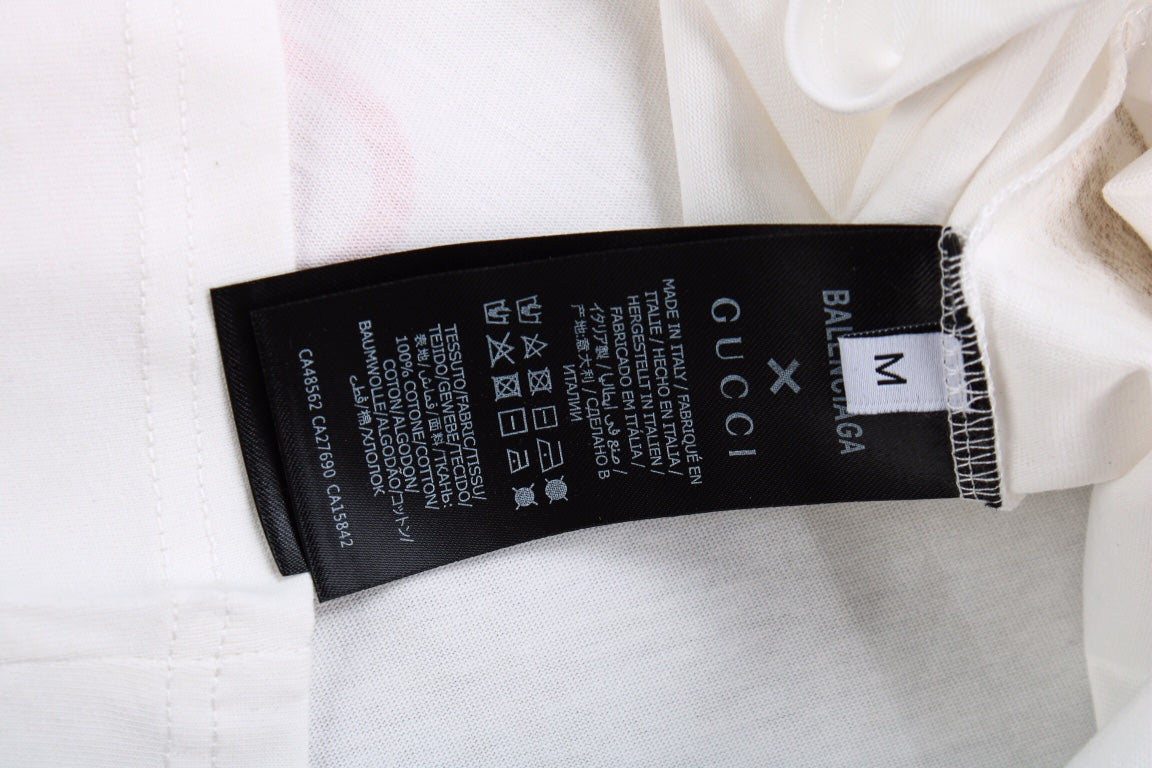 GUCCI x BALENCIAGA T-SHIRT WHITE - outsole - replica sneakers