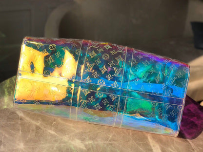 LOUIS VUITTON MONOGRAM 50 PRISM HOLOGRAPHIC TRAVEL BAG - insole - replica sneakers