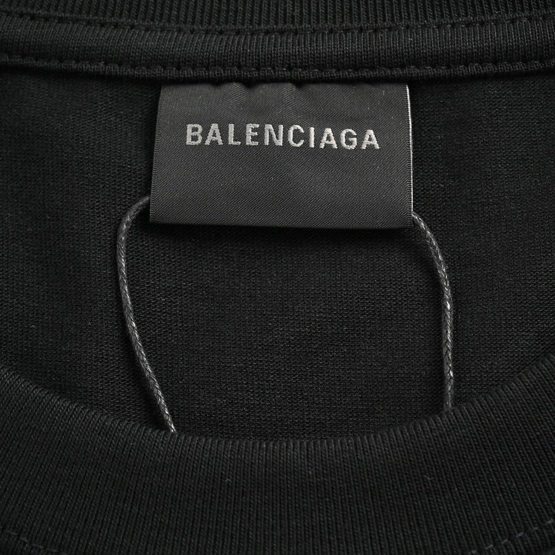 Balenciaga T-Shirt - Prohibition Symbol - detail - replica sneakers