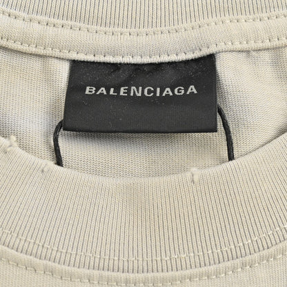 Balenciaga T-Shirt - Double B Graphic - close up - replica sneakers